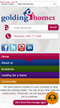 Mobile Screenshot of goldinghomes.org.uk